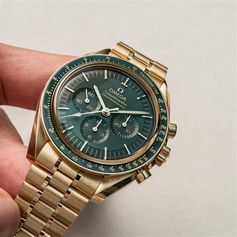 omega speedmaster moonwatch moonshine gold